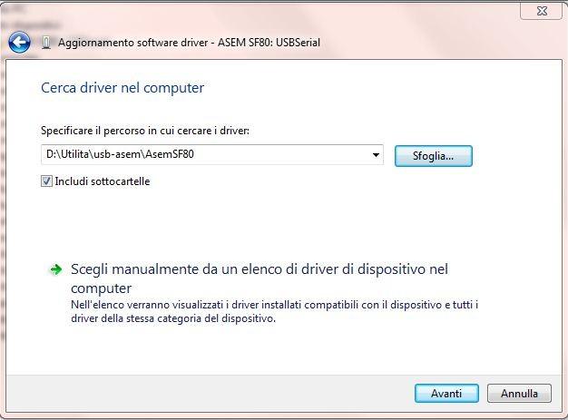 6.L installazione dovrebbe terminare WINDOWs/system32\drivers\. con la richiesta del file usbser.