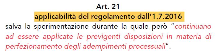 Il processo amministrativo telematico: quadro normativo 1) Art.