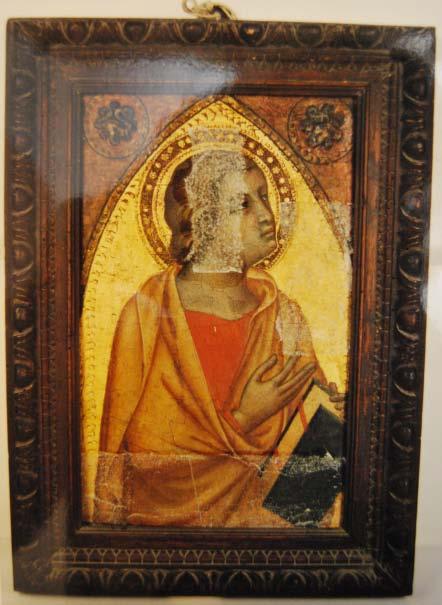 Niccolò di Segna (attr.) San Giovanni Evangelista sec. XIV cm 20 x 31 Niccolò di Segna (attr.) San Giacomo Apostolo sec.