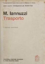 10 (cod. 18521) 81. Iannuzzi Mario, Del trasporto. Art.