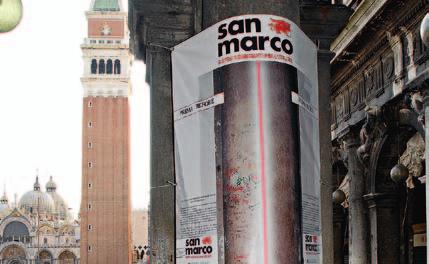 Il Colorificio San Marco ha promosso e finanziato un intervento di recupero di grandissimo prestigio: la pulizia e la protezione della parte interna del colonnato di Piazza San Marco a Venezia.