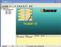 Software tecnici TILEL Il software TILEL serve per creare e stampare etichette.