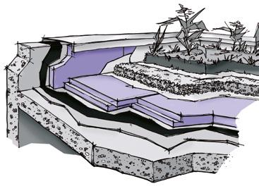 X-FOAM HBT posa in opera Sulla soletta che costituisce il piano del tetto si costruisce una cappa in malta leggera con una pendenza minima pari all 1%.