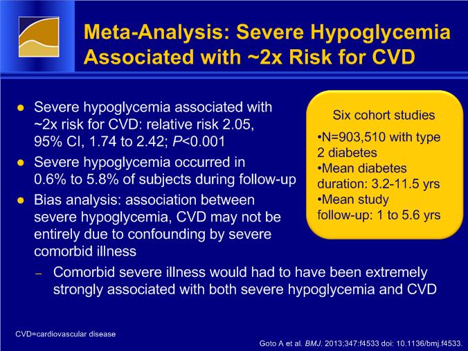 What is already known on this topic: the association of hypoglycaemia and cardiovascular disease is controversial and some researchers have proposed that severe hypoglycaemia is merely a marker