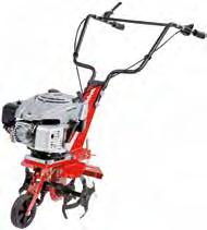 monocilindrico, 4 tempi 139 cc Potenza: 3 kw Larghezza di lavoro: 36 cm Profondità di lavoro: max 23 cm Frese: 4