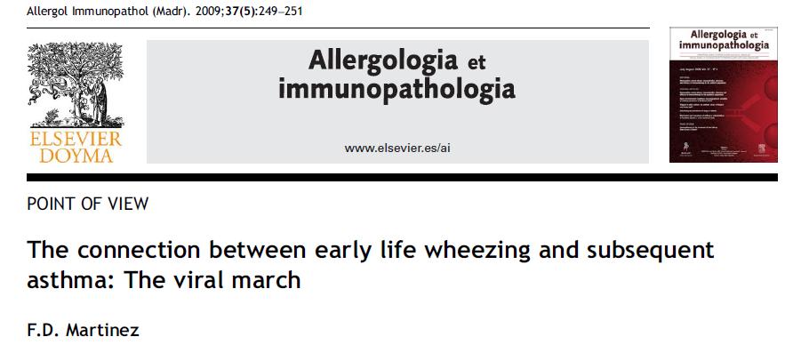 The march from early life wheezing into adult asthma stands on two legs: atopy and viral infection A significant proportion of school-children and adults with asthma show abnormal acute responses to