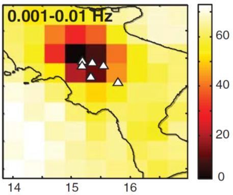 Studio di risoluzione Mappe di risoluzione con bande di frequenza differenti