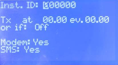 4.Print, Comm. fig.16 Modem : no SMS : no Modem : yes SMS : no Modem : yes SMS : yes Configurazione per stampante, PC o LDCOM. Configurazione per modem PSTN (es.: 56K/V90).