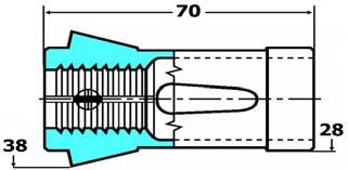 20L 1 Pinza portautensili - Toolholding collet Werkzeugspannzangen - Pince porte-outil 148 E Form R EXAGON SQUARE DIN6343 - Index C19 DIN6343 - Index C19 DIN6343 - Index C19 191-061 CP-A70/148E D.