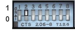 Impstazine DIP Switches Figura 16: DIP switches interfaccia StrEdge Figura