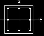 : 8Φ20 Staffe: Φ8/200 Long.