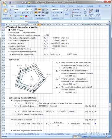 Report with Excel