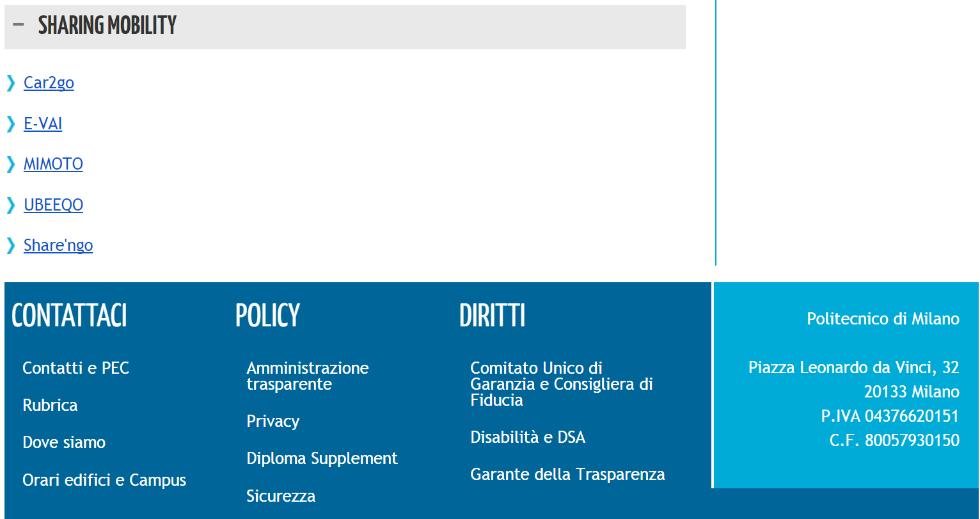 aziende della sharing mobility FOCUS: - attività di