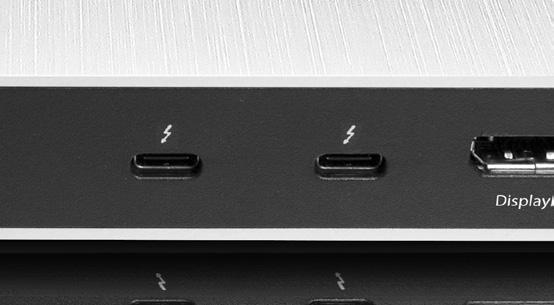 extra. Thunderbolt 3 Tipo C supporta video e dati.