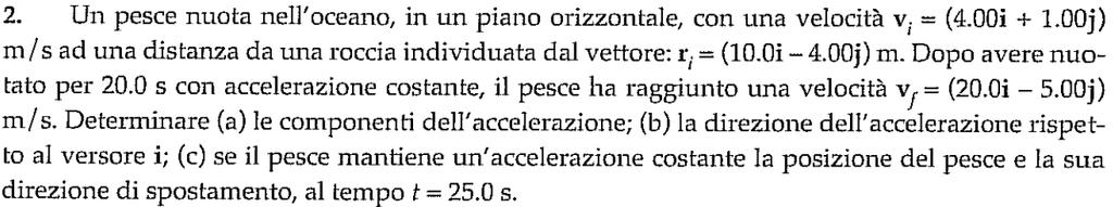 Problema Secondo lo schema utilizzato