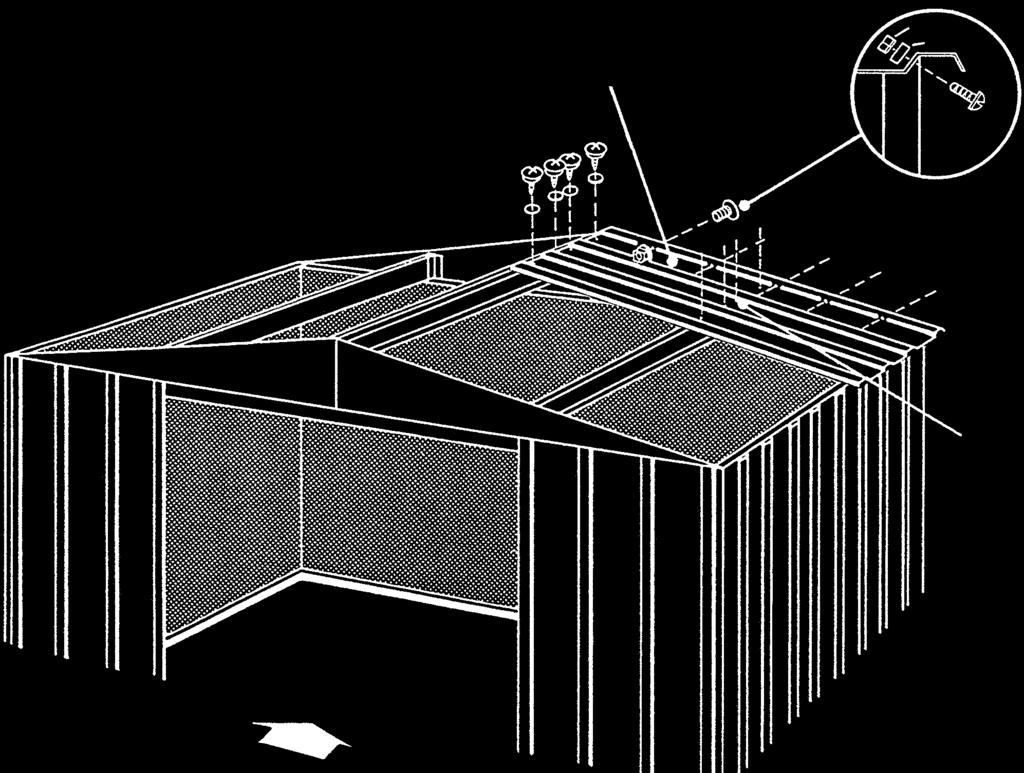 Fase 4 AG5-IT Pezzi necessari per pannello del tetto lato destro 6640 Pannello del tetto lato destro () (8) (5) È più facile installare i pannelli del