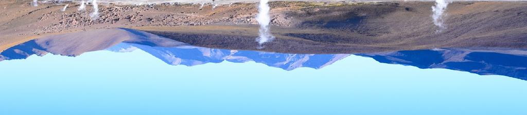 splendore prima del sorgere del sole. Colazione di fronte ai Geyser e rientro a San Pedro. Lungo il percorso si godrà di una spettacolare vista dei Vulcani Tocorpuri e Sairecahur.