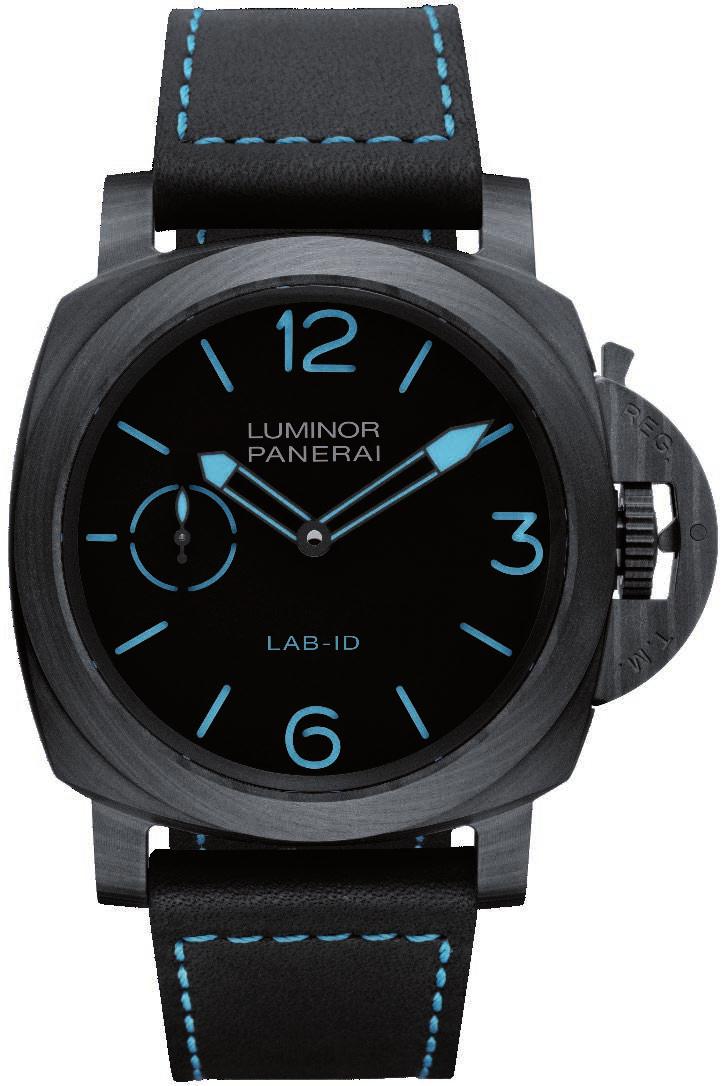 PANERAI LAB-ID TM LUMINOR 1950 CARBOTECH TM 3 DAYS 49mm PAM00700 MOVIMENTO Meccanico a carica manuale, calibro P.