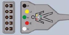 POLIGRAFI, DEFIBRILLATORI -ECG/EKG CABLES (3-5-7-10-14 leadwires)for