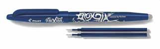 PENNE CANCELLABILI PENNA CANCELLABILE FRIXION BALL+2 REFILL PILOT Colori: blu, nero, rosso,