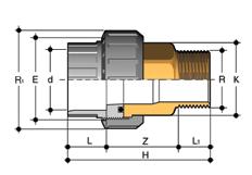 288 BIROV032100E 40 x 1 1/4 2 16 72 91 48 26 19,5 45,5 550 BIROV040114E 50 x 1 1/2 2 1/4 16 79 101 55 31 19,5 50,5 681 BIROV050112E 63 x 2 2 3/4 16 98 122,5 69 38 24 60,5 1183 BIROV063200E BIFXV