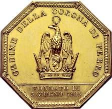 FDC 6000 Qualche giorno dopo la sua incoronazione a re d Italia, il 5 giugno 1805, Napoleone I crea l Ordine della Corona di Ferro destinata a