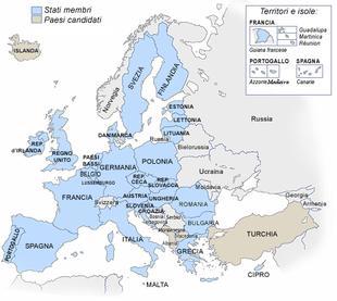 I Paesi dell Unione Europea L Unione Europea nasce nel 1957 ed oggi riunisce 28 Paesi 504 milioni di abitanti 24 lingue ufficiali L Unione europea è oggi un partenariato economico e politico unico