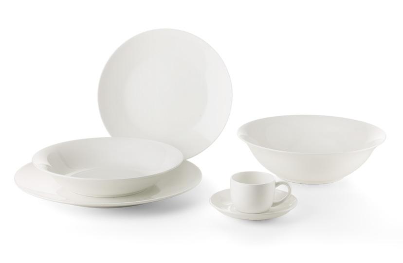 Open Stock Bone China IBIS 46345 piatto piano cm. 28 6 24 46346 piatto fondo cm.