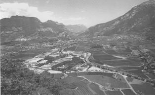 del Basso Sarca negli anni 50 Vista del Basso Sarca negli