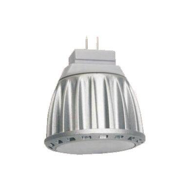 Struttura: Attacco: Input: N. di LED: Output: Angolo: Flusso luminoso: Dimensioni: LAMPADINA MR11 4W Chip EPISTAR Chip EPISTAR Alluminio satinato MR11 12V AC/DC 4x1W 4W 30 200/250 Lm. ø35 H.