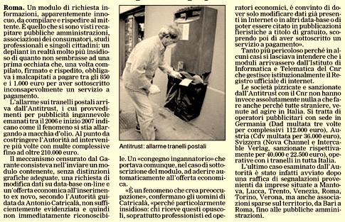 Rassegna Stampa "IIT 2007" Istituto di