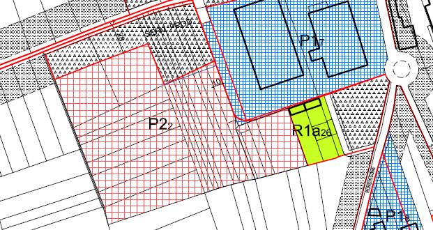 7, lasciando una fascia cuscinetto in classe IV. L accostamento critico tra la classe V III verso la zona R1a.