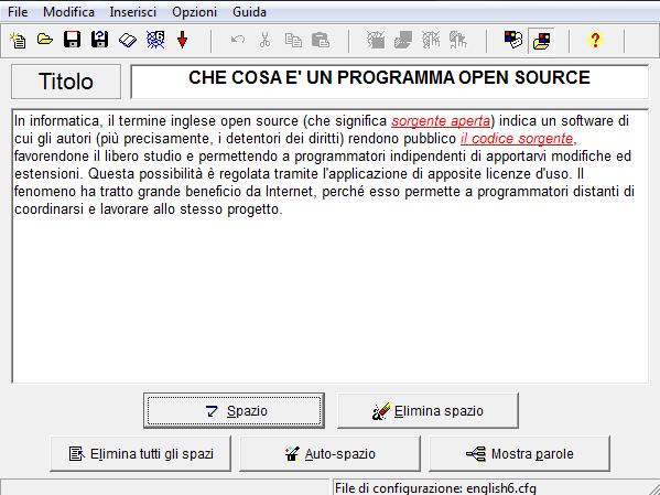 UN ESEMPIO CON JCLOZE JCloze consente di creare esercizi di riepiento. Inserire i gap. Inserire un gap significa introdurre nel testo uno spazio vuoto.