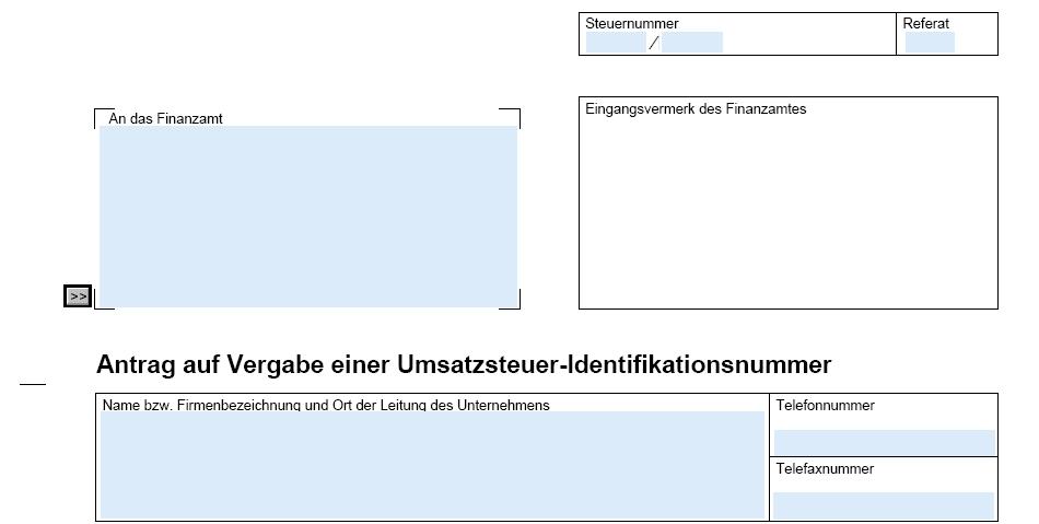 9. Il numero identificativo IVA tedesco Per la gestione di sdoganamenti UE, operazioni triangolari o contratti a catena nell UE sono necessari un numero IVA e un numero identificativo IVA.