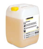 Dosaggio: 1 3 % Acido ph: 1 RM 805 detergente alcalino per camion e telonati L RM 805 spruzzato sulla superficie con una protezione anti corrosiva può essere usato nei portali di lavaggio per