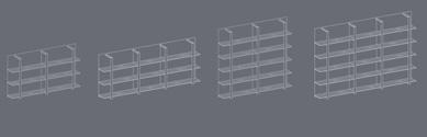 TECHNICAL INFORMATIONS INFORMAZIONI TECNICHE X4 Executive desks - Scrivanie direzional i Wokstations - Scrivanie operative Benches - Scrivanie bench 1-200 1-200 -100-24 -100-1x100x73 cm 200x100x73 cm