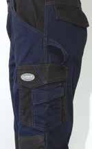 Colore: Blu/nero Taglie: S / XXXL VERSIONE ESTIVA system pantalone con tasconi laterali,