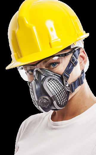 protezione respirazione Maschere facciali con filtri P3 EN 40 NOVITÀ SETTORI DI UTILIZZO