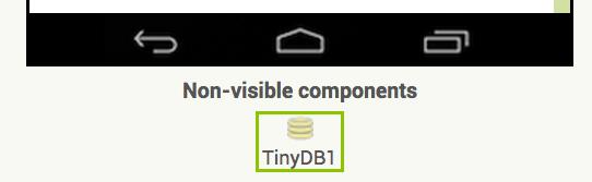 trascinare TinyDB nell area
