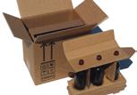 TRIPEX 03 - TRIPEX03-A Omologato UPS x3 Imballaggio per 3 bottiglia diametro max 102mm,composto da 1 cantinetta per