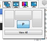 Utilizzare l Icona Schermo Seleziona l icona Schermo per visualizzare tutti i display connessi al computer remoto.