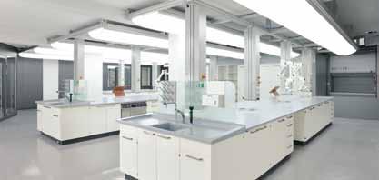350 m² Tipo di laboratorio: Istituto tecnico Laboratori sperimentali Dotazione: Cappe