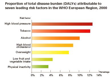 Fattori di rischio principali Oltre la metà delle morti e del peso di sofferenze in termini di disabilità