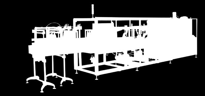 around case packers to pack into full wa cases or into trays Linee combinate: incartonatrice wrap-around +