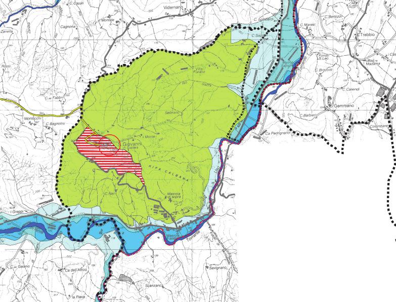 II. BENE E CONTESTO PAESAGGISTICO INTERAZIONE CON PIANIFICAZIONE E TUTELE PIANO TERRITORIALE PAESAGGISTICO REGIONALE 6 di 7 PIANO TERRITORIALE di COORDINAMENTO LE SISTEMI E ZONE STRUTTURANTI LA FORMA