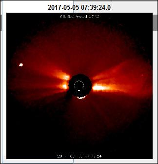 entra nello schermo del satellite e ci