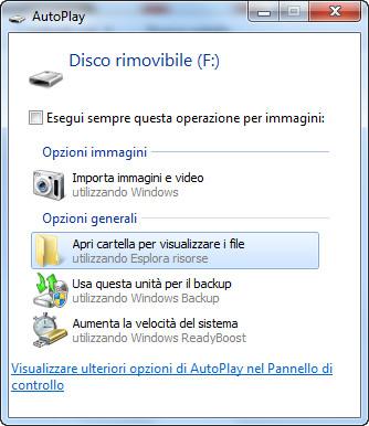 ACCESSO AL SISTEMA 1 Inserire il Dispositivo USB in un computer collegato a internet e attendere l apertura della