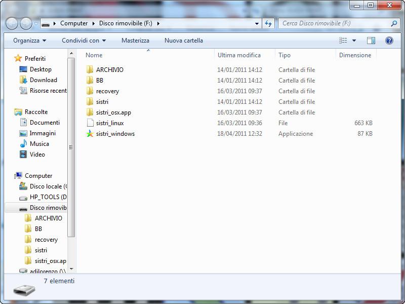 AutoPlay (figura precedente) non compaia automaticamente è necessario accedere ai contenuti del dispositivo USB