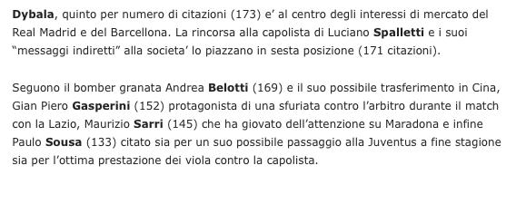 TESTATA: CALCIOEFINANZA.