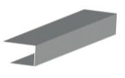 1 mm) rivestito in plastica grigia m 17,80 Morsetto di fissaggio per profilo di giunzione in acciaio Ø 55mm pezzo 8,80 Profilo laterale F34 rimuovibile in alluminio anodizzato per profilo giunzione Ø